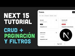 Nextjs 15 - Aplicación CRUD con paginación y filtros (con Typescript, Shadcn, prisma y más)