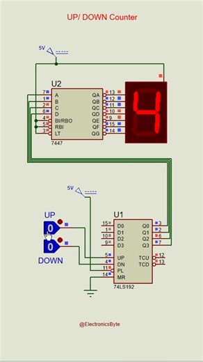 Up- Down Counter #electronic