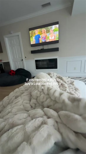 Obsession with Ivory Fawn Blanket