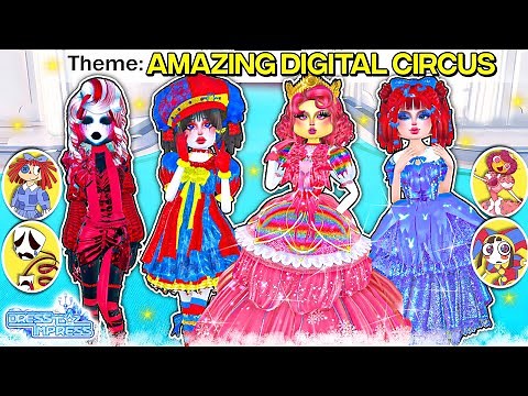 Making Digital Circus OUTFIT in DRESS TO IMPRESS! Roblox