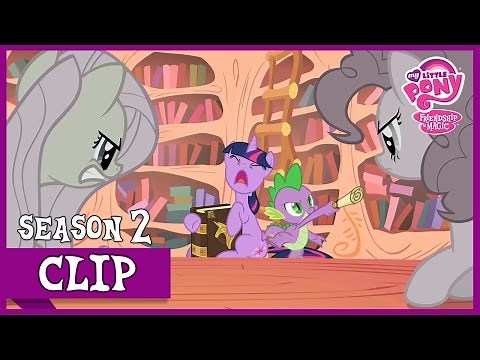 Library Fight (The Return of Harmony) | MLP: FiM [HD]
