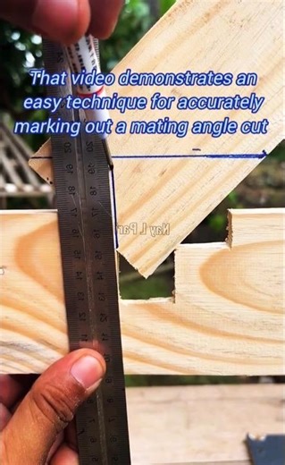 ​How to Mark a Perfect Angled Notch Joint Every Time