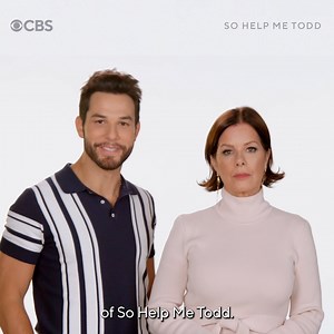 Marcia Gay Harden and Skylar Astin star in the new CBS show So Help Me Todd and they're already like family. Don't miss the series premiere this Thursday at 9/8c on CBS! | CBS