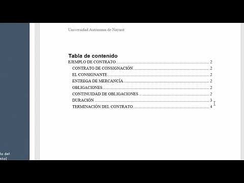 Insertar un índice y bibliografía en Word