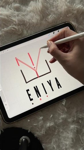 Creative ENIYA Name Logo Ideas | Unique Tattoo Inspirations #namelogo #tattooideas #letterlogo