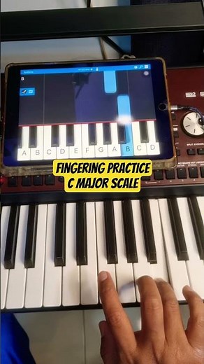 PIANO PRACTICE C MAJOR SCALE