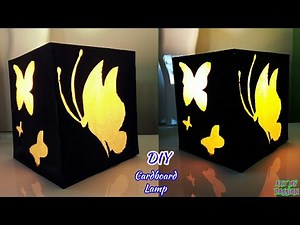 How To Make a Cardboard Lamp Shade | DIY Cardboard Lamphade | Lamp DIY | artmypassion
