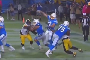 81K views · 693 reactions | Steelers/Chargers Who remembers when Phillip Rivers threw the game ending INT then wanted to fight Mike Hilton afterwards.  | The Steel Mill | Facebook