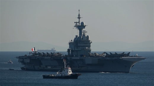 France deploys aircraft carrier Charles de Gaulle to the Middle East