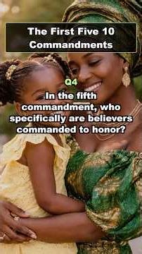 Bible Trivia - 10 Commandments Pt1