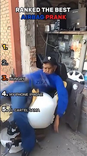 YOU WON'T BELIEVE THIS AIRBAG PRANK! 😱