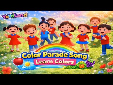 The Color Parade Song 🌈 | Learn Colors with Fun & Music | YoyoLand