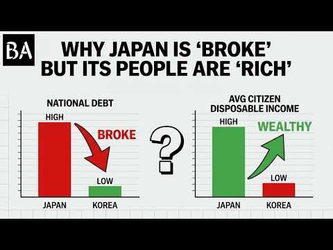 Japan is Broke, Korea is Rich (But Their People are the Opposite)