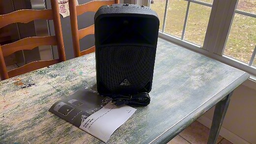 Watch Close Look - Behringer Eurolive B108D 300W Powered Speaker on Amazon Live