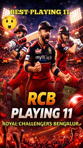 RCB Probable Playing 11 IPL 2026 😱| Royal Challengers Bengaluru Final XI 🏏💥