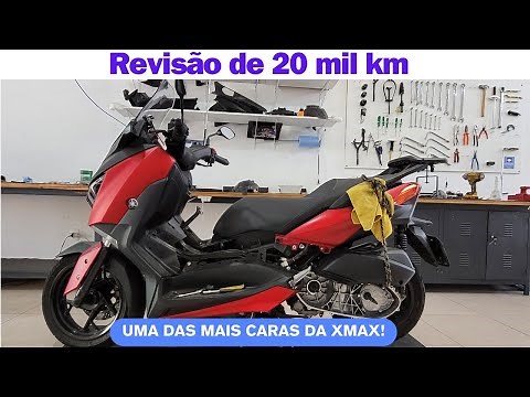 Revisão 20 mil km Xmax 250 - Uma das mais caras até agora.