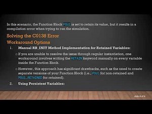 How to Properly Retain a Function Block with FB_Init Method in CODESYS