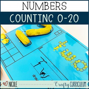 No Prep Numbers 0-20 Worksheets Number Identification Preschool Kinder