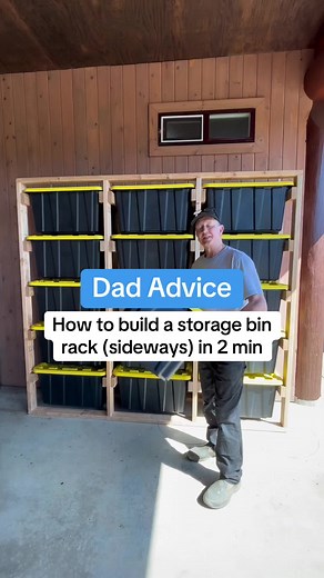 Free plans are at the link. I hope this helps you. Love, Dad | storage bin rack