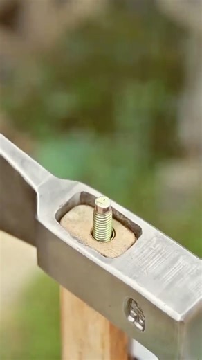 Attaching a Wooden Handle to an Axe Using Nuts & Bolts | Tool Restoration 👍 #handmade #craft #skills