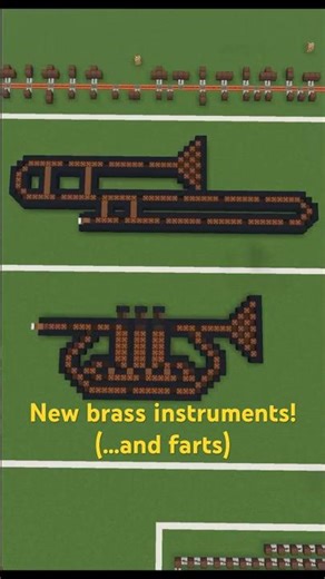 New Brass Instruments (& Farts) in Minecraft snapshot