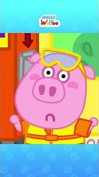 Rich Luxury Pool vs Poor Pool: Why Do All the Guests Move Next Door? 💦 #cartoon #shorts #richvspoor