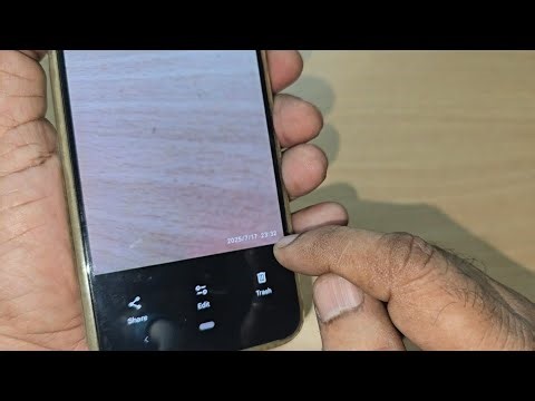 How to add time stamp on android phone camera | Time stamp on Android camera photos