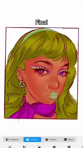 Coloring Queenimation with Random Colors - Best Color Challenge