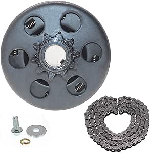 Centrifugal clutch Go kart clutch Predato 212 clutch 3/4" Bore 10 tooth with #40/41/420 Chain Compatible whit Predator 212cc 196CC & GX160 GC160 Up to 6.5 hp Engine