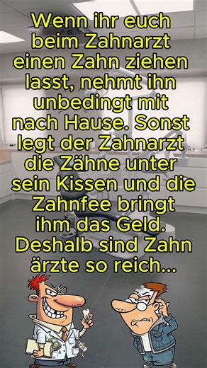 Das Zahnarzt-Geheimnis#Humor,#Lachen,#GuteLaune,#Lustige Videos,#Flachwitze,#Scwarzer Humor,#witze