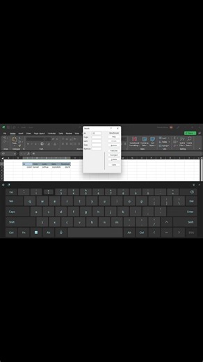 Data entry using shortcut in excel #excelshorts #ytshorts #dataentry #shorts #viral #viralvideo