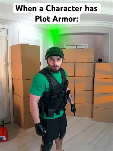 Cuando un personaje tiene armadura de trama