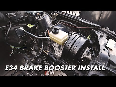 E30 V8 BUILD - E34 REMOTE BRAKE BOOSTER INSTALL