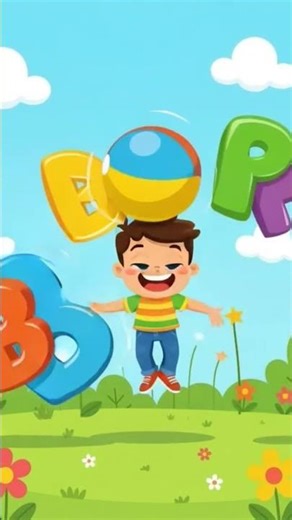 🅱️ B for Ball 🏀 | Fun ABC Learning for Kids | Alphabet Animation | #Shorts