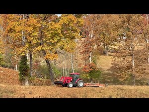 TYM T754 Mowing with a 15' Batwing