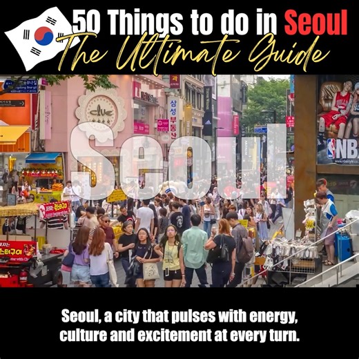 In this video we check out 50 amazing things to do in Seoul, South Korea. This is once city that offers something for everyone. And in this video we check out what to see, eat, and do in South Korea's largest city. We are diving into traditional palaces, K-drama filming locations, places BTS ate at and so much more. This is the one vide you need in order to help plan your perfect trip to South Korea. | Tastes SEOUL Good