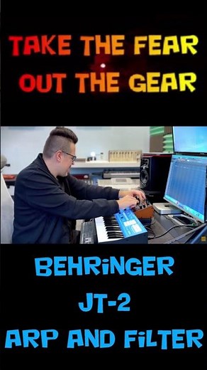 Behringer JT-2 arp and filter #behringer #roland #musicproducer #jupiter8 #synth #music