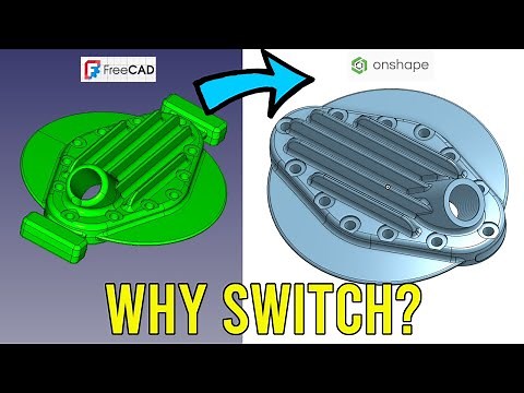 FreeCad vs Onshape - Why did I switch? || RotarySMP