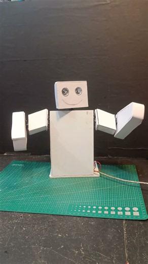 How to Make a Humanoid Robot Using Arduino 🤖 | DIY Robot Project #Shorts