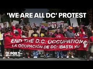 'We are all DC' protest: Thousands march against National Guard in DC
