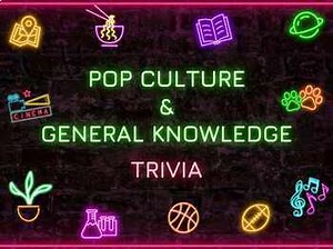 Pop Culture and General Knowledge Trivia (PowerPoint game)
