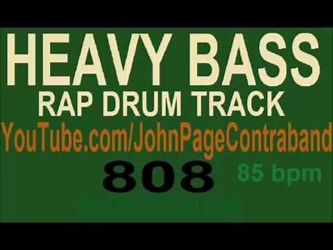 HEAVY BASS Rap Hip Hop Drum Beat 85 bpm Instrumental Freestyle Loud Deep 808