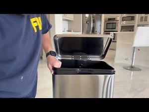 Steel Trash Can Review & Unboxing