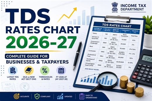 New TDS Rates Chart – FY 2026–27 - Tax Updates