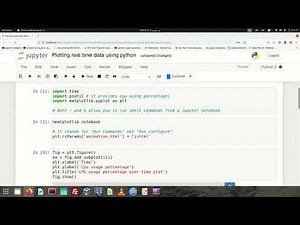 Plotting real time data in python