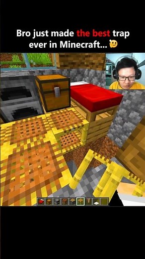 Bro just made the best trap ever in Minecraft... 😎