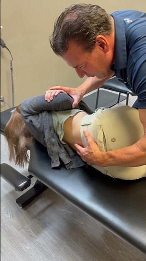 Her Back EXPLODED During Adjustment🤯 #chiropractor #asmr