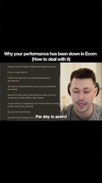 Why your performance has been down in ecom. #ecom #motivation #motivaional