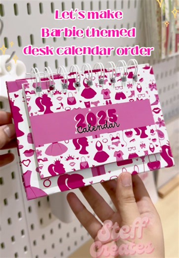 Cómo crear un calendario de escritorio inspirado en Barbie