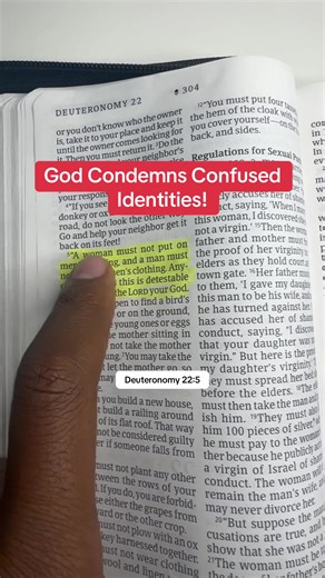 God Condemns Confused Identities!#jesus #ChristianTikTok #fyp #Repent #amen